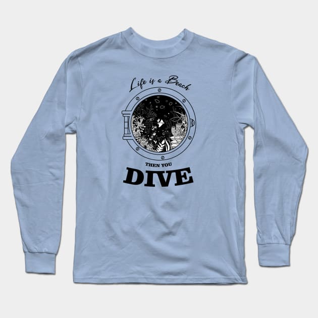 Dive Long Sleeve T-Shirt by Galadrielmaria